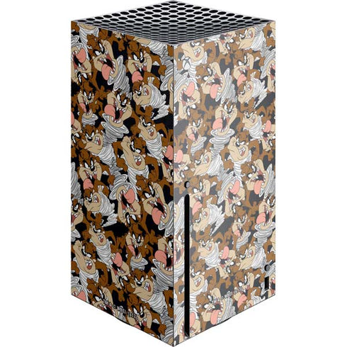 Looney Tunes Taz Super Sized Pattern Xbox Series X Skins